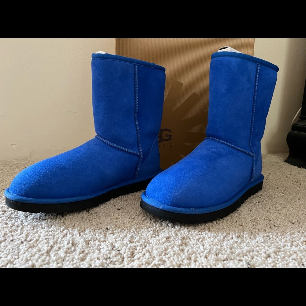 Cobalt blue UGG boots size 8 new in box